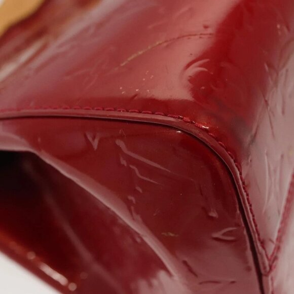LOUIS VUITTON Monogram Vernis Brea PM Hand Bag Red M91623 LV Auth ep10407 - Picture 3 of 16
